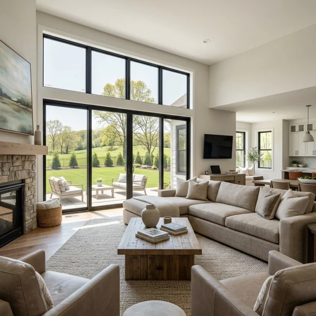 living room window tint